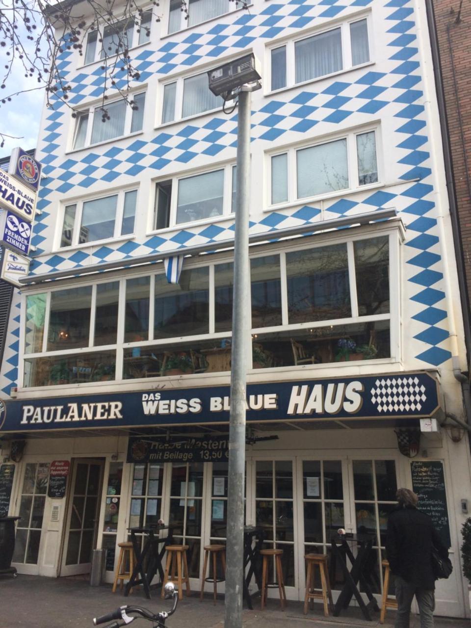 Das Weiss Blaue Haus Hotel Düsseldorf Eksteriør billede